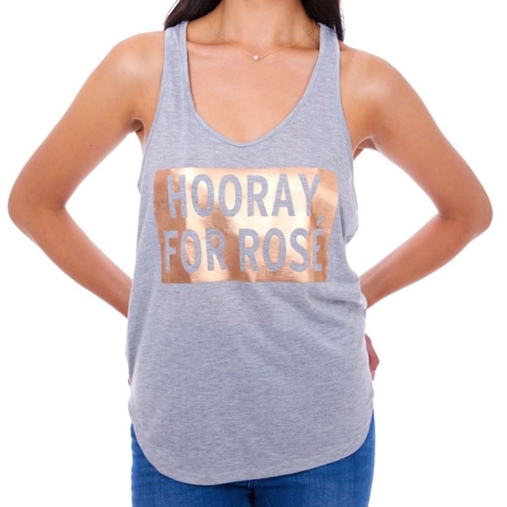 🍷 NWT Hooray for Rosé Tank Top